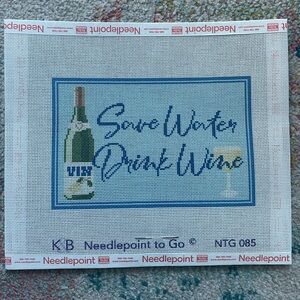 Wine Needlepoint Kit
